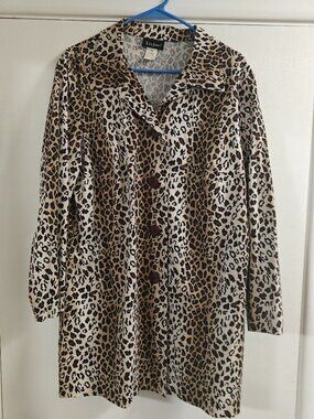 Tara Jones Leopard Print Jacket